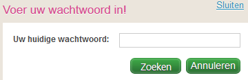 Be2 wachtwoord