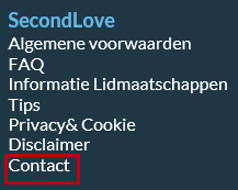 Second Love contact