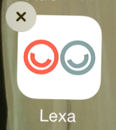 lexa app verwijderen iOS