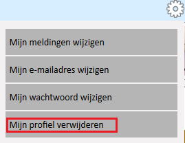 Date mijn profiel verwijderen